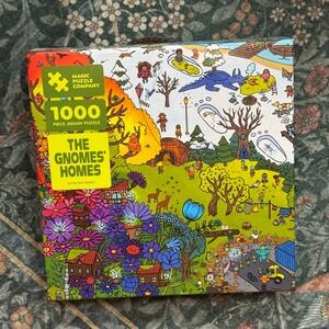 Magic Puzzle Company The Gnomes' Homes 1000 Piece Jigsaw Puzzle Series 3 Art